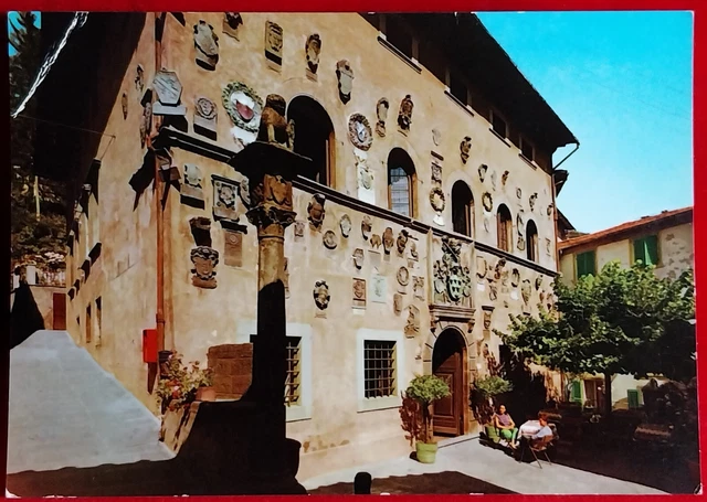 Cartolina ( Pistoia ) Cutigliano Lo Storico Palazzo Comunale