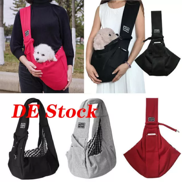 Pet Carrier Shoulder Bag Dog Cat Sling Puppy Tote Pouch Hands Carry Travel