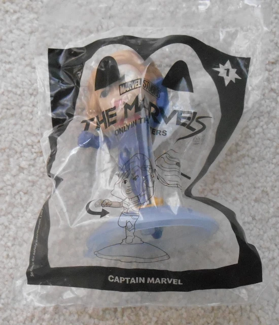 2023 MCDONALD’S HAPPY Meal Toy “The Marvels” Captain Marvel 1 NIP 3.