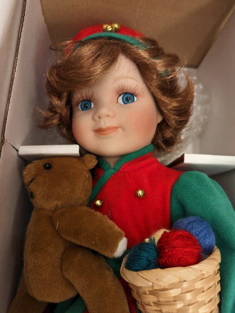 Santa's Little Helpers Heritage Signature Collection Porcelain Dolls 2