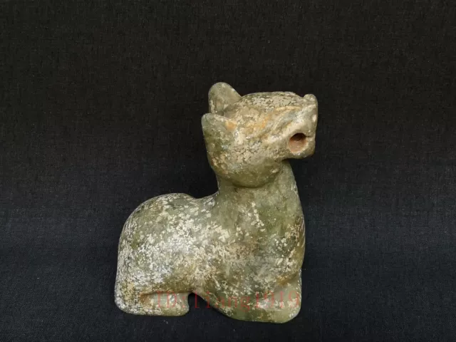 China Hongshan Culture Jade Carving Beast Statue Fengshui Decoration Collection