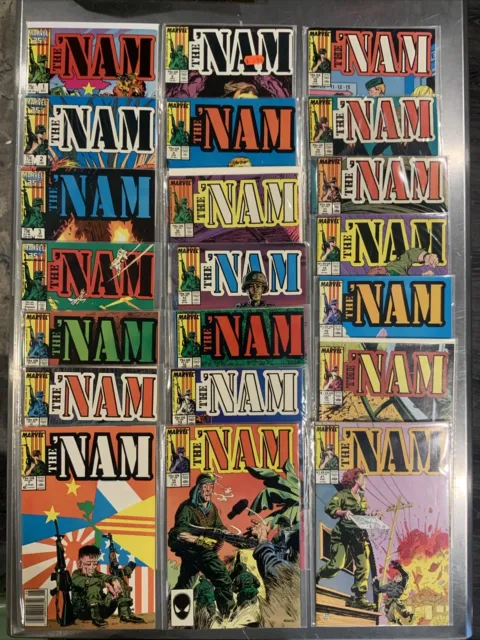 Marvel Comics The ‘Nam 1-84 complete run NM Vietnam War 1986