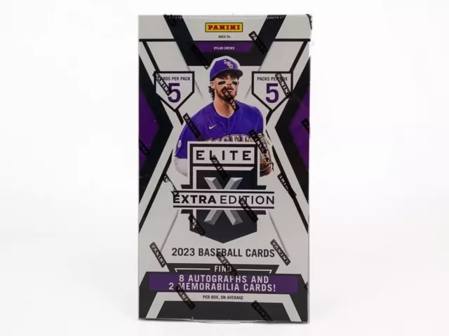 2023 Panini Elite Extra Edition Baseball Factory Sealed Hobby Box