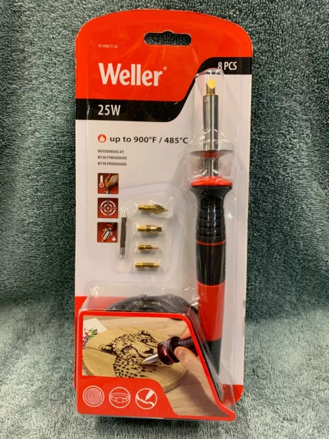 Kit de combustión de madera, 25 vatios, 8 piezas de Weller