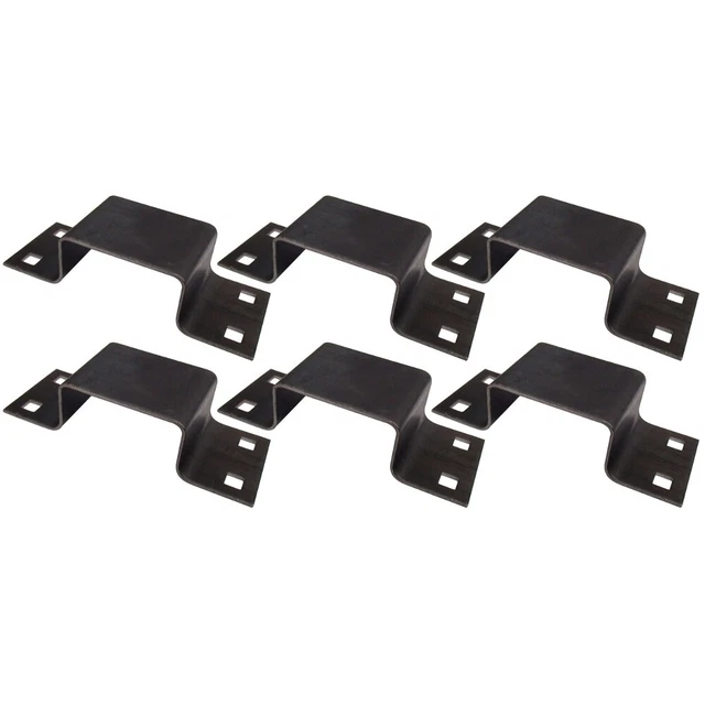 Six (x6) Bolt-On Stake Pockets B2373G Mounts Wood or Steel Truck Bed Stake Posts