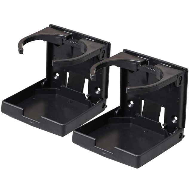 40 Pack Black Recessed Cup Holders - Drop-In Drink Can Holders For Boat, RV, Marine