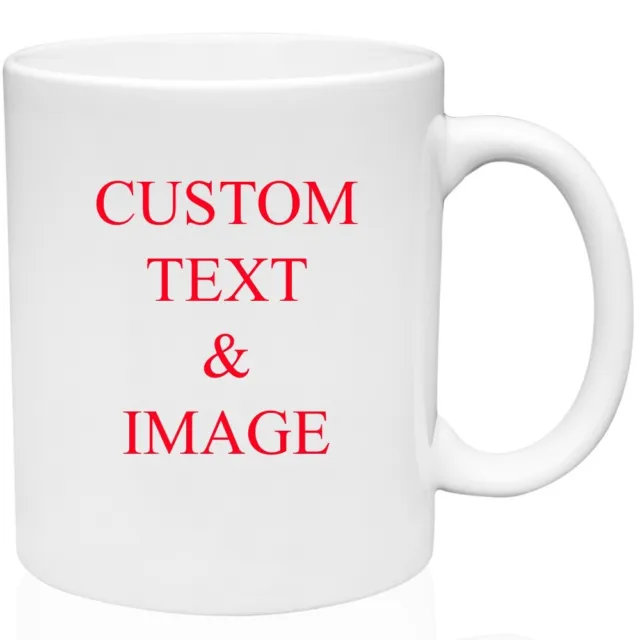 Personalized Mug Custom Text Photo Name Gift Coffee Mug Ceramic Cup 11oz