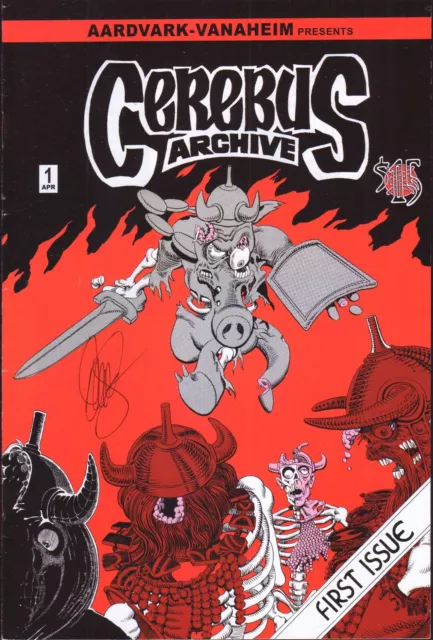 Cerebus Archive #1 Zombie Variant cover 2009 signed by Dave Sim