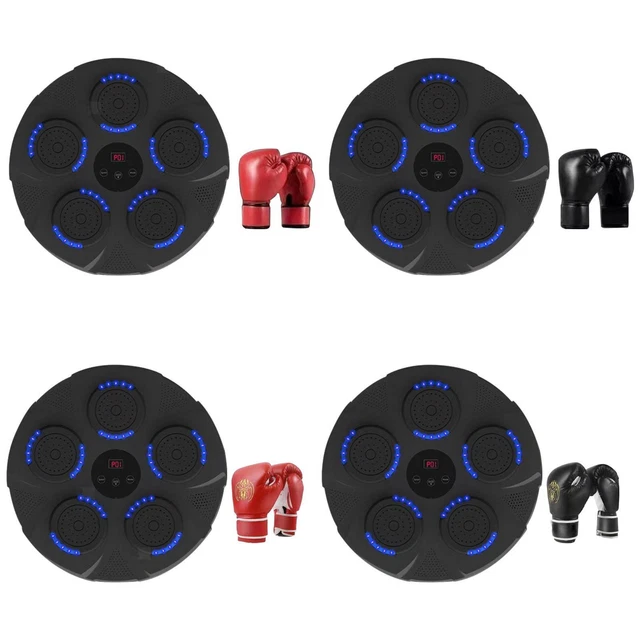 Machine De Boxe Musicale HotHands - Avec Gants | Bluetooth, 9 Modes | Fitness Et Fun