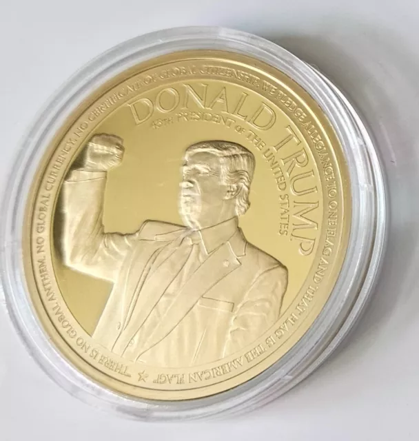 New Sealed Speeches of Donald Trump President Collectible Coin Maga Proof