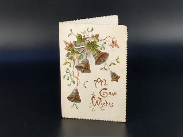 Ivy bells Fold Victorian Greeting folded card Raphael Tuck & sons ltd