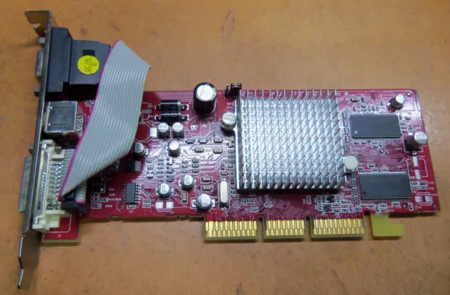 TARJETA GRAFICA AGP Club3D R92LE Radeon 9200SE 128MB VGA DVI TV