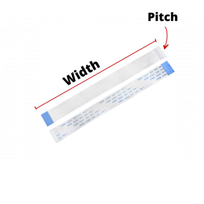 Belkin FFC 32 pin 1mm pitch 10cm FLAT CABLE FLEX RIBBON AWM cavo piatto SAME SIDE 