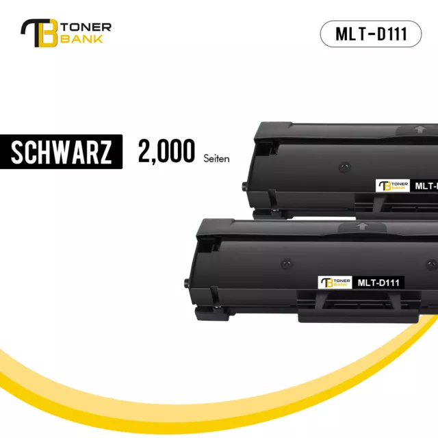 1-12 Toner für Samsung MLT-D111S Xpress M2020W M2022W M2026W M2070FW MLT-D111L 2