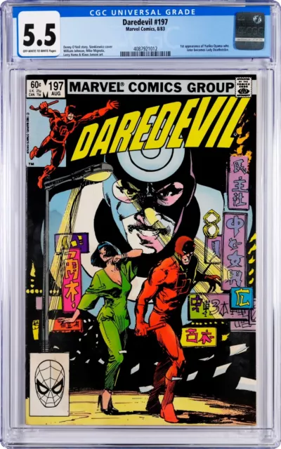 Daredevil #197 CGC 5.5 (Aug 1983, Marvel) 1st Yuriko Oyama (Lady Deathstrike)