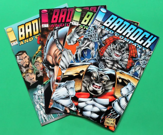 "Badrock And Company" Lot - 1994 - 4 High Grade Image Comics Issues - Modern Age