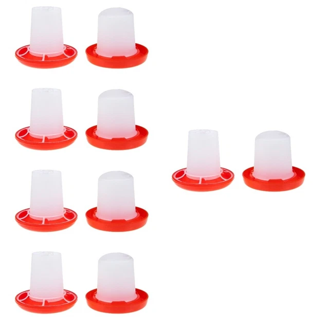 5 Sets Pigeon Food Box Bucket Quail Feeder Parrot Drinking Bowl