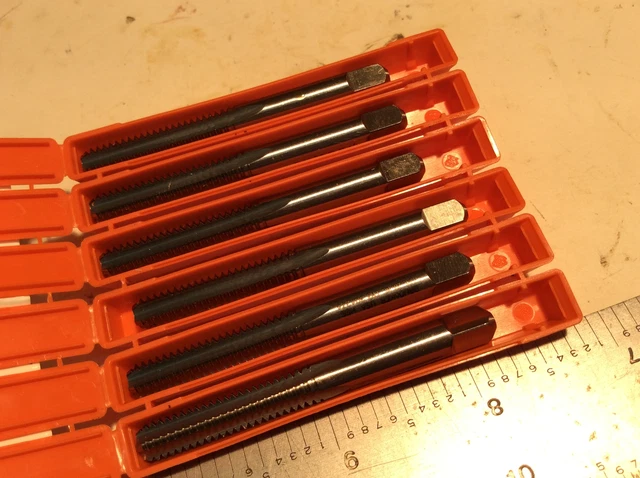 Morse 1/4"-20 NC GH3 HSS Spiral Flute Tap Made In USA 5614 For - Foto 7