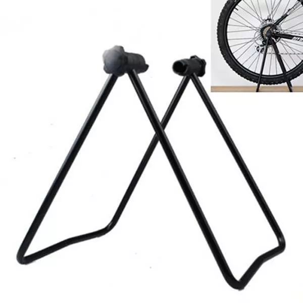 New Black Folding  Bicycle Bicycle Parking Repair Floor Stand Rack Storage