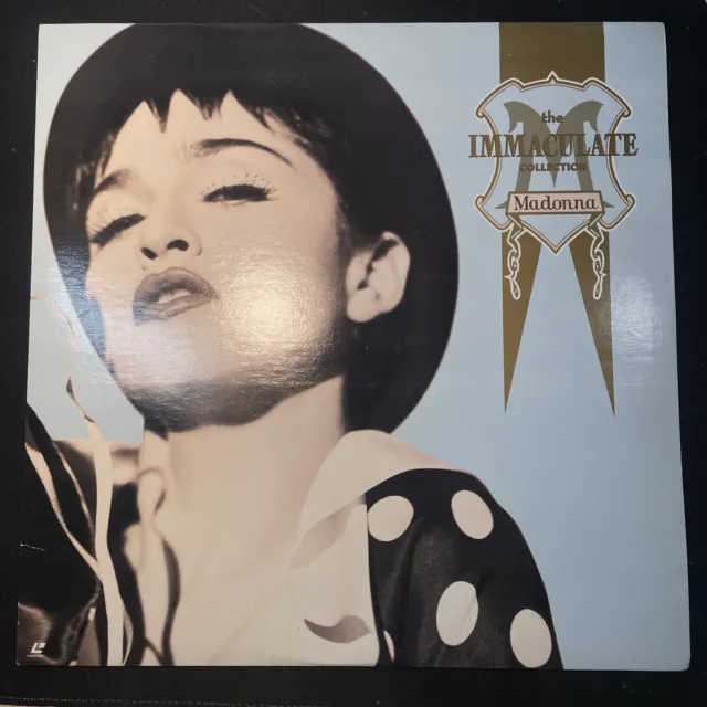 MADONNA: THE IMMACULATE COLLECTION Laserdisc LD MUSIC EXCELLENT GREAT VIDEOS!