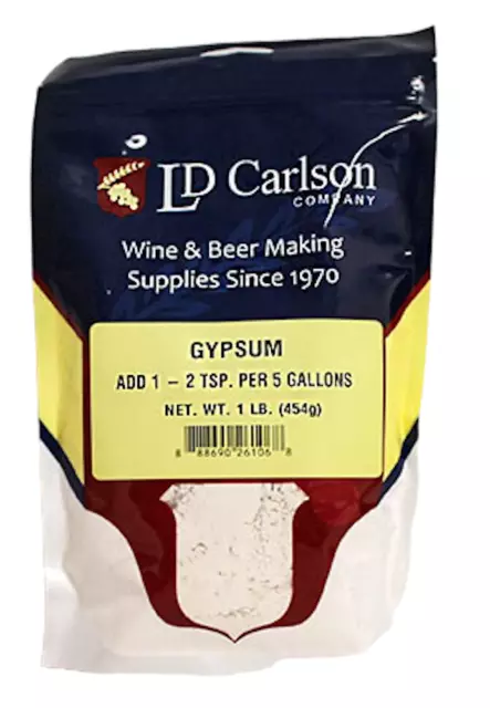 Cerveza casera tratamiento de agua de yeso LD Carlson - 1 lb