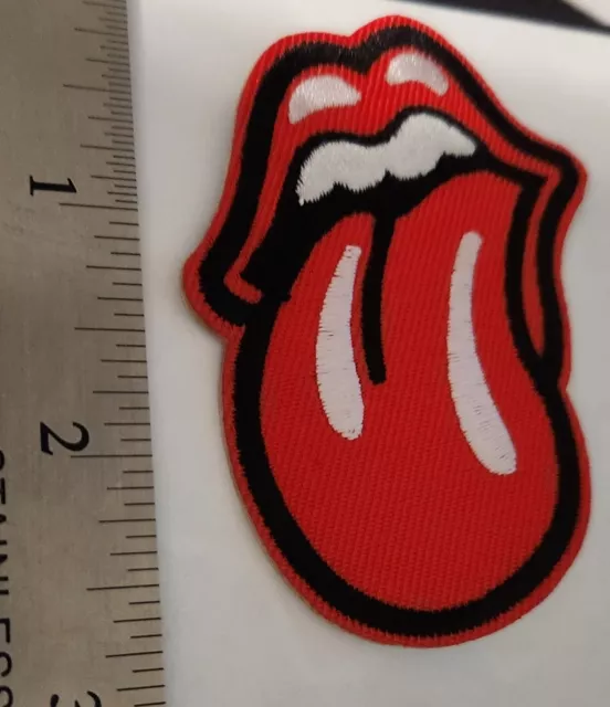 The Rolling Stones Tongue Embroidered Iron/Sew On Band Patch