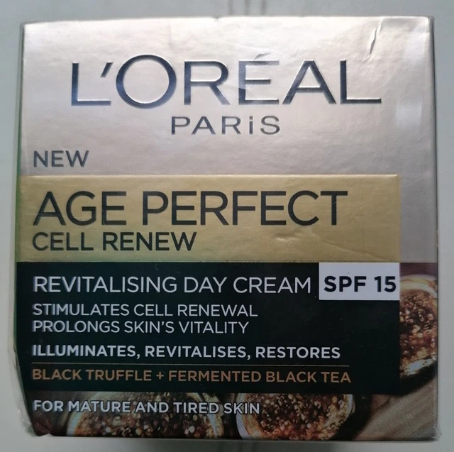 L'Oreal Age Perfect Cell Renew Revitalising Day Cream SPF15 New & Sealed FreeP&P