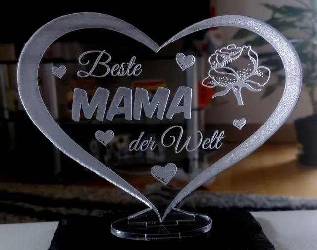 Herz Beste Mama Alles Gute Alles Liebe Muttertag Geschenk Geburtstag Liebe*