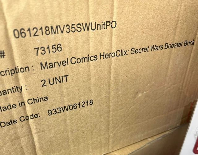 Marvel HeroClix Secret Wars Battleworld Booster Brick SEALED
