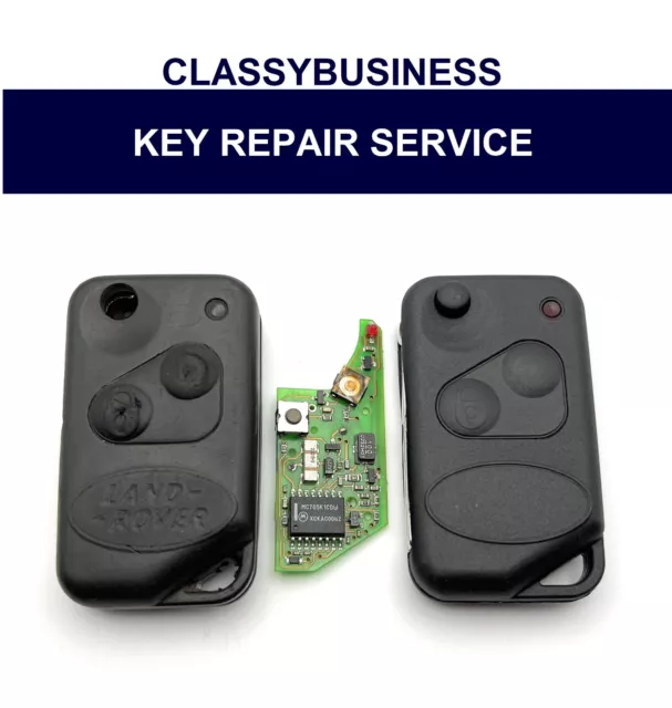 Key Repair Service - Land Rover Range Rover P38 2 Button Fob Fix Case Battery