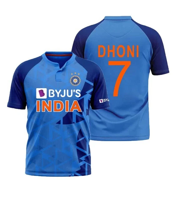 INDIA CRICKET TEAM Jersey MS Dhoni 7 2023/2024 for Kids Boys 27.91