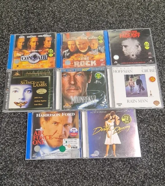 8 Vcd Movies - English With Malay Subtitles