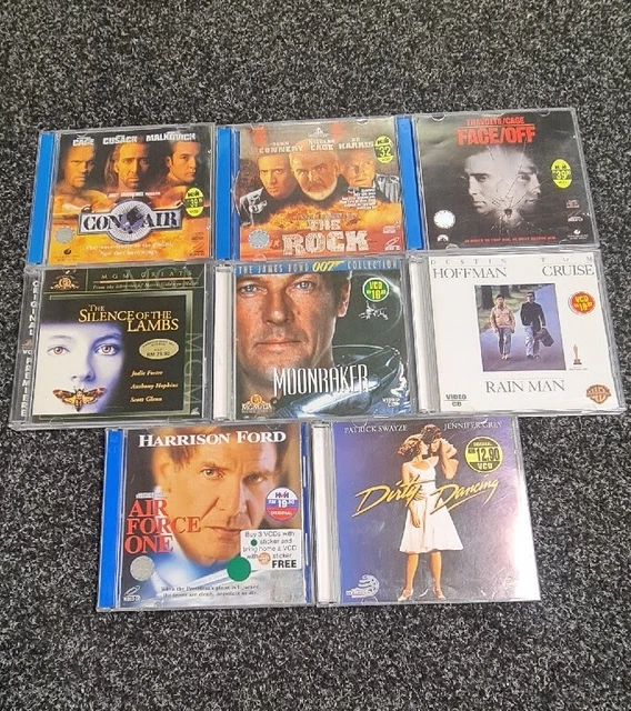 8 Vcd Movies - English With Malay Subtitles