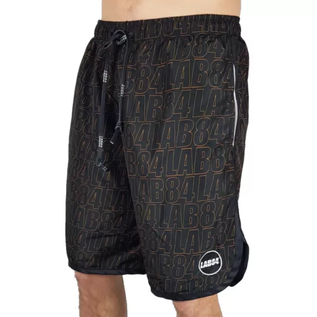 LAB84 PANTALONCINI CORTI Costume Shorts Mare Sport SHM1004Fluo Nero 4030G EUR 44 90 PicClick IT