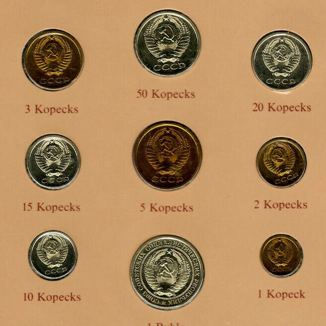 Coin Sets of All Nations USSR Russia All 1976 20 Kopeck UNC Cat -$600+ 3