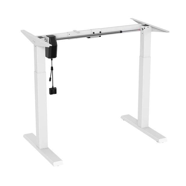Scrivania Elettrica Regolabile Altezza 140x60x72-117cm Nero Console Di Comando 91304232