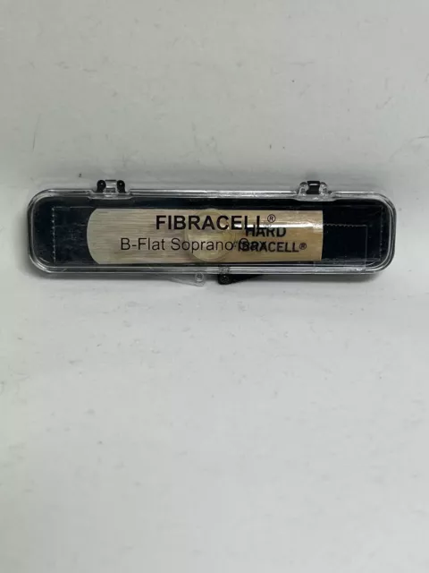 Fibracell HARD Synthetic Reed Bb Soprano Saxophone in Hard Plastic Case