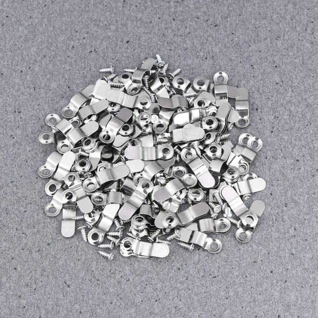 200 pz ganci da appendere foto cornice arco pulsante di rotazione immagini tablet
