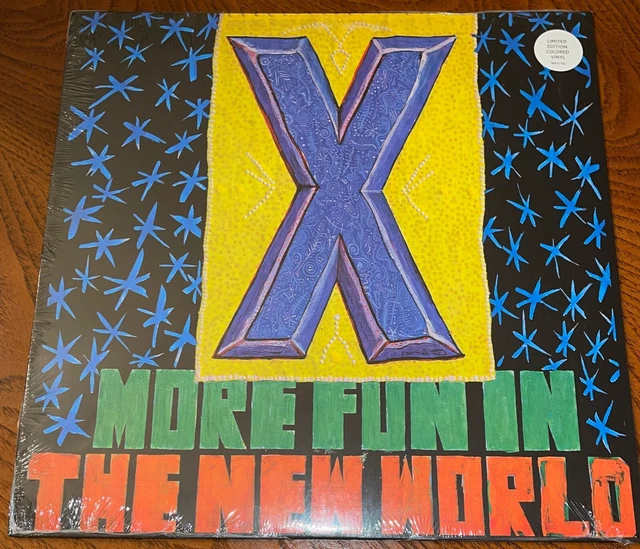 RARE 1983/2023 X MORE FUN IN THE NEW WORLD 1/500 GOLD LEAF VINYL 40th PUNK KBD