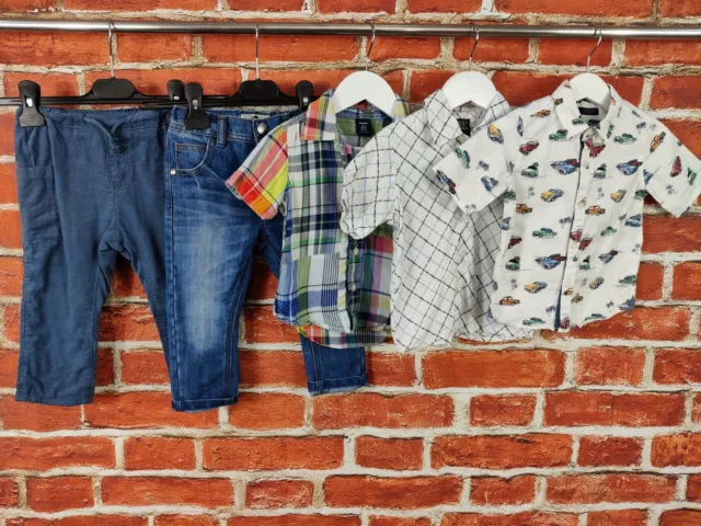 Baby Boy Bundle Age 12-18 Months Next Gap H&M Jeans Trousers Summer Shirt 86Cm