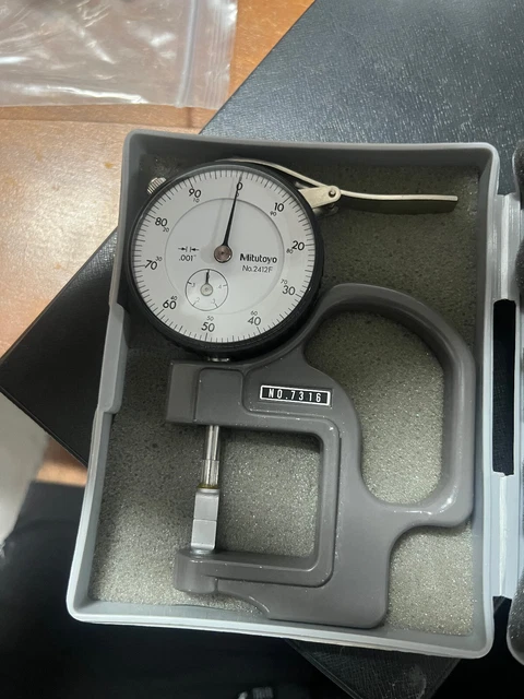 MITUTOYO DIAL THICKNESS Gauge No 7316 $80.00 - PicClick