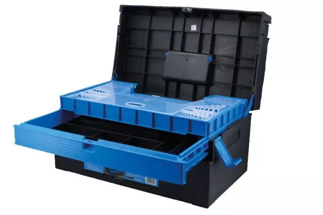 Tool Storage Holder Organiser Tool Box TOOLBOX 500mm (19.5") BLUE BLACK