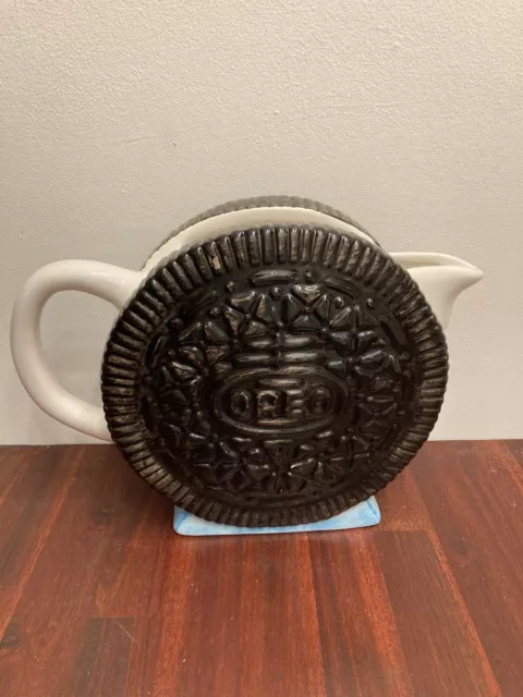 Vtg Block China Corp for Nabisco Classics Collection Oreo Cookie Milk Pitcher