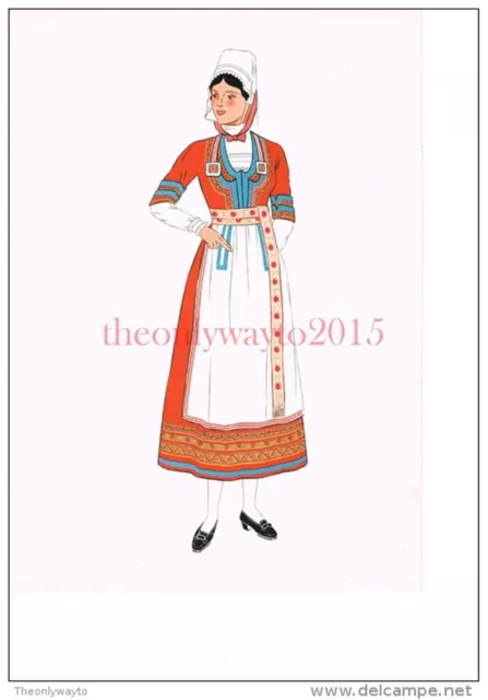 Brittany, Woman from Region of Quimper, Costume, Book Illustration (Print), c193