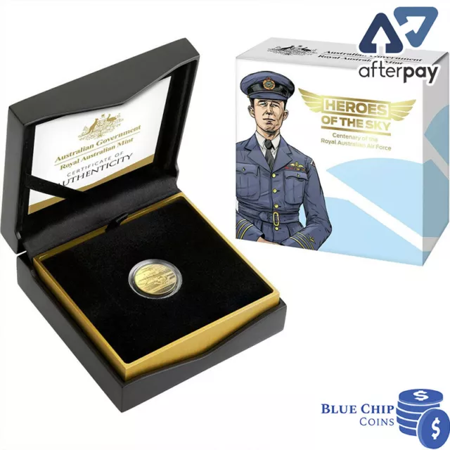 2021 $10 Heroes Of The Sky Royal Australian Air Force 1/10oz Gold Proof Coin