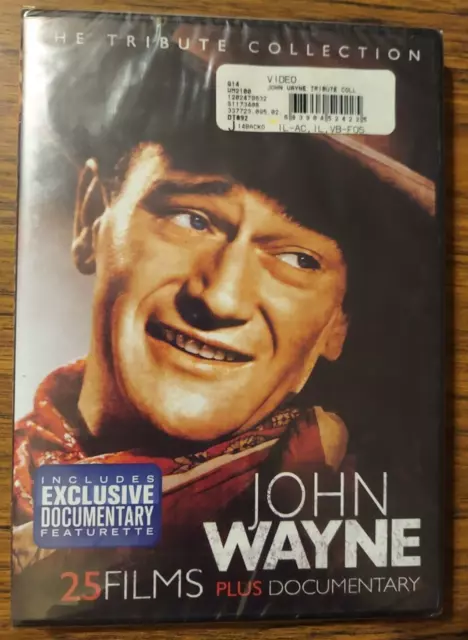 NEW John Wayne The Tribute Collection DVD 2011 4-Disc Set 25 Films✨ NEW✨SEALED✨✨