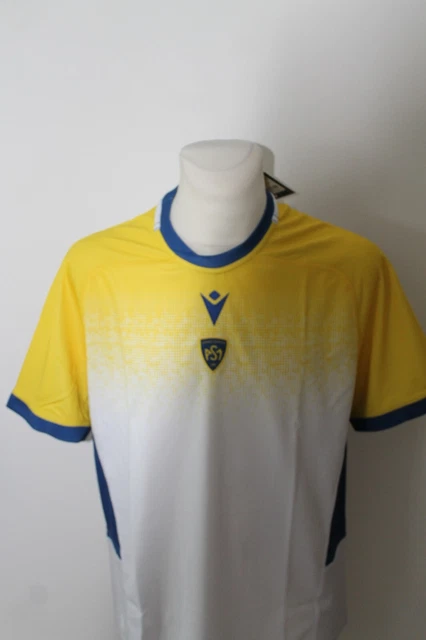 Maillot Vintage ASM Clermont #15 Jaune - Le Roc Taille XL