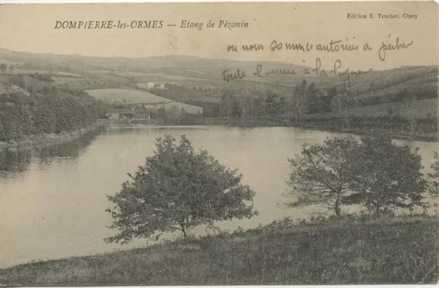 Carte Postale Dompierre Les Ormes Etang De Pezanin