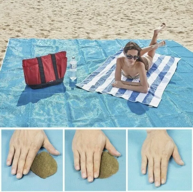 Beach Mat Outdoor Picnic Blanket Rug Mattress Camping Waterproof Sand Free Pad