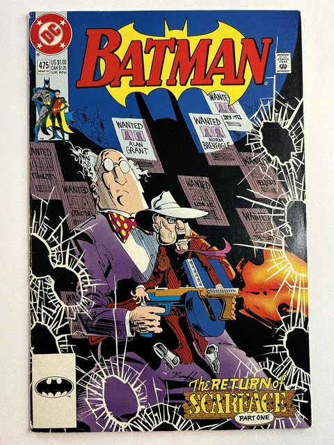 Batman #475 | FN- | 1ST Renée Montoya | Scarface, Ventriloquist | DC